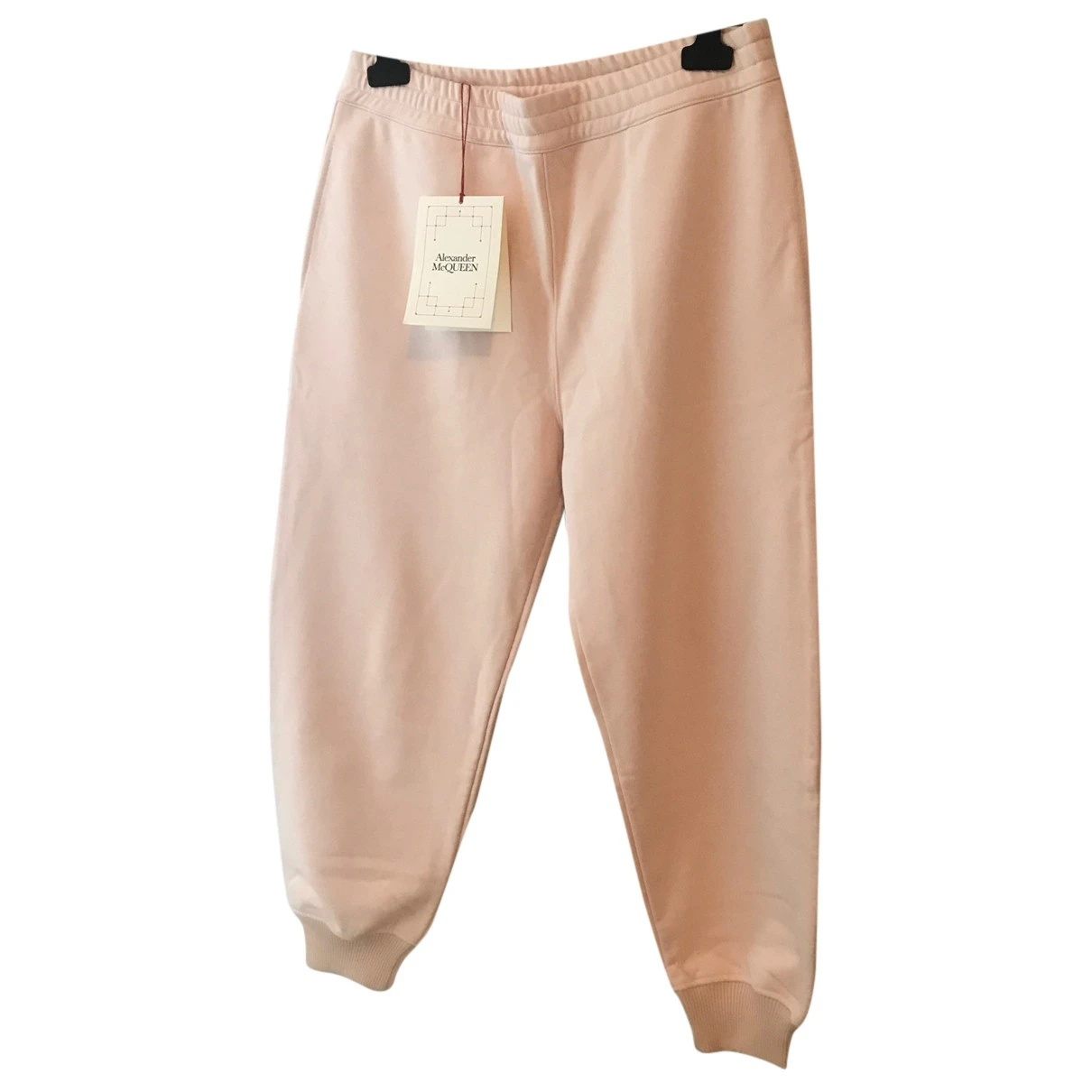 Pre-owned Alexander Mcqueen Trousers In Pink
