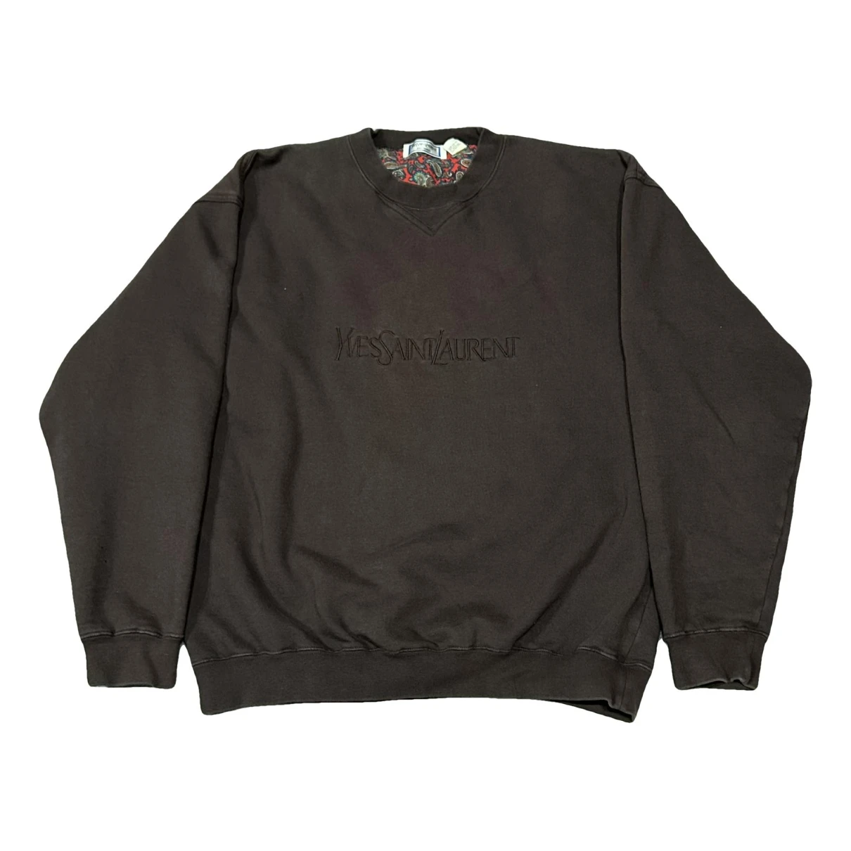 Pre-owned Saint Laurent Sweatshirt In Brown