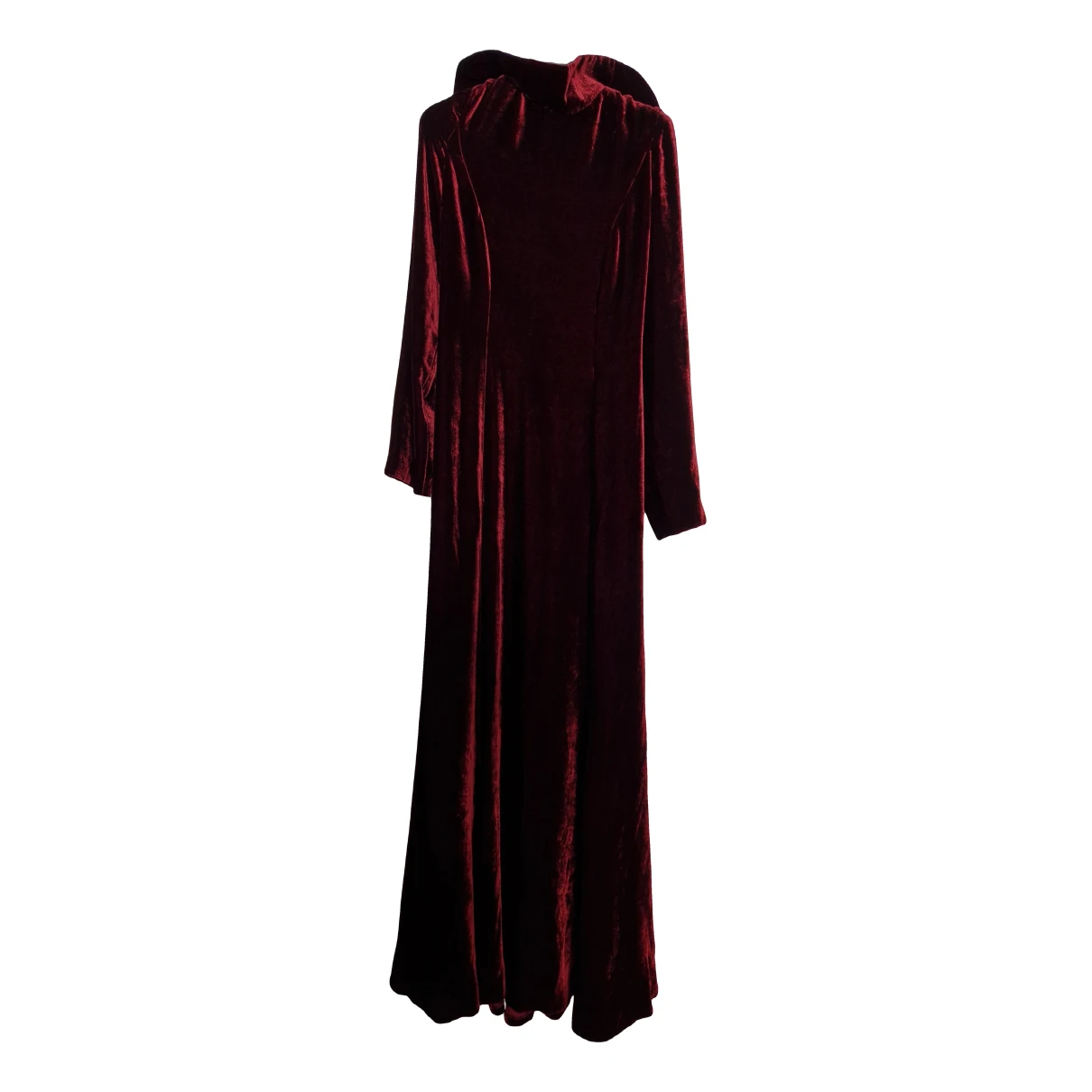 Pre-owned Alberta Ferretti Maxi Dress In Red
