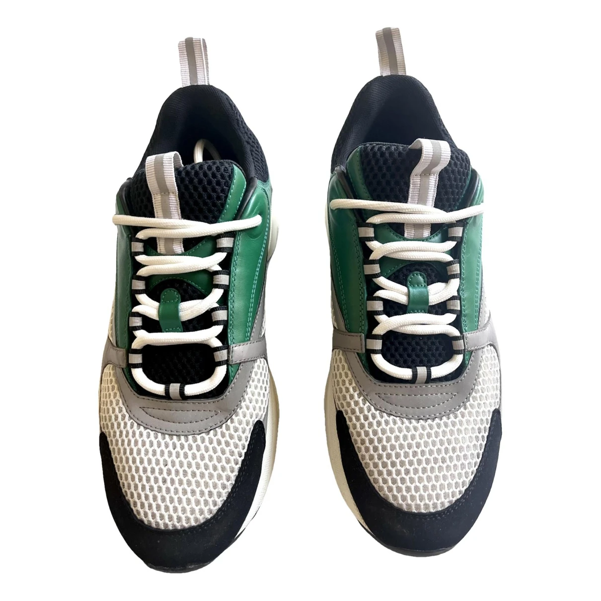 Pre-owned Dior B22 Leather Low Trainers In Multicolour