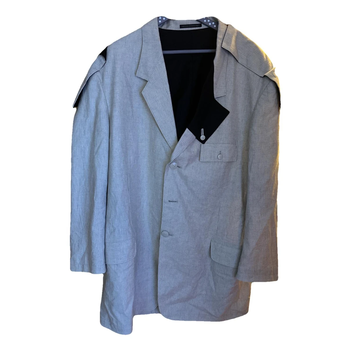 Pre-owned Yohji Yamamoto Jacket In Beige