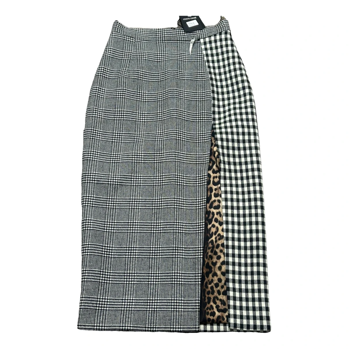 Pre-owned Roberto Cavalli Wool Mid-length Skirt In Other