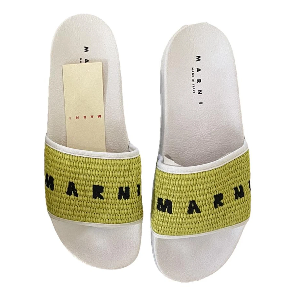 Pre-owned Marni Sandals In White