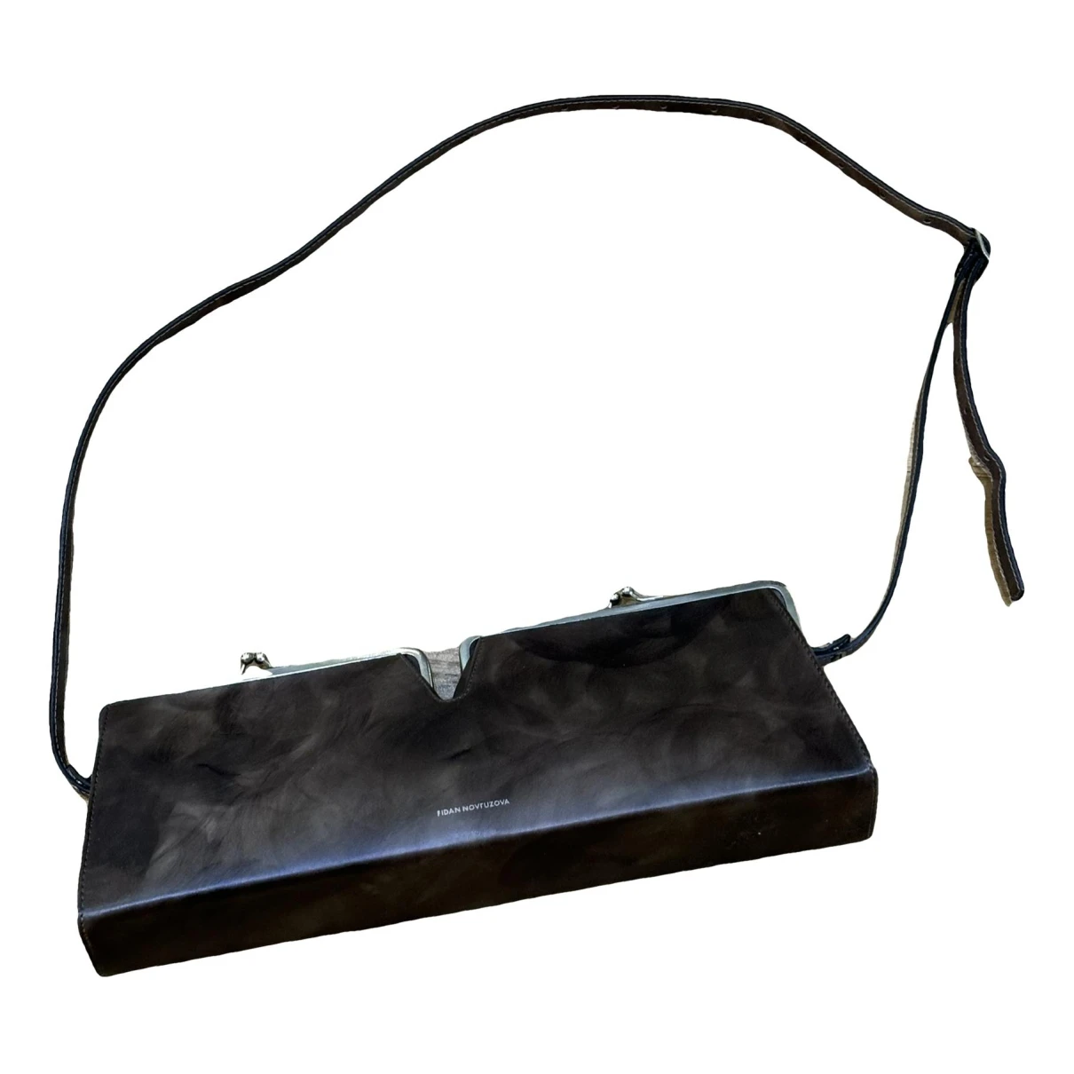 Pre-owned Fidan Novruzova Leather Handbag In Brown