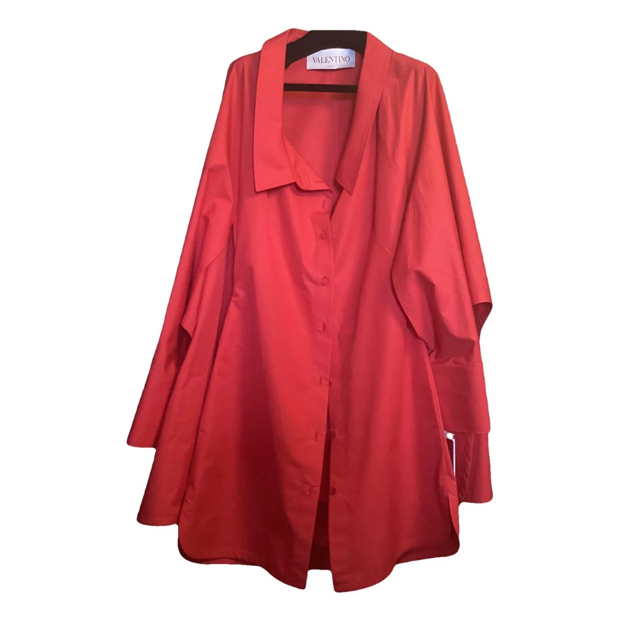 Pre-owned Valentino Mini Dress In Red