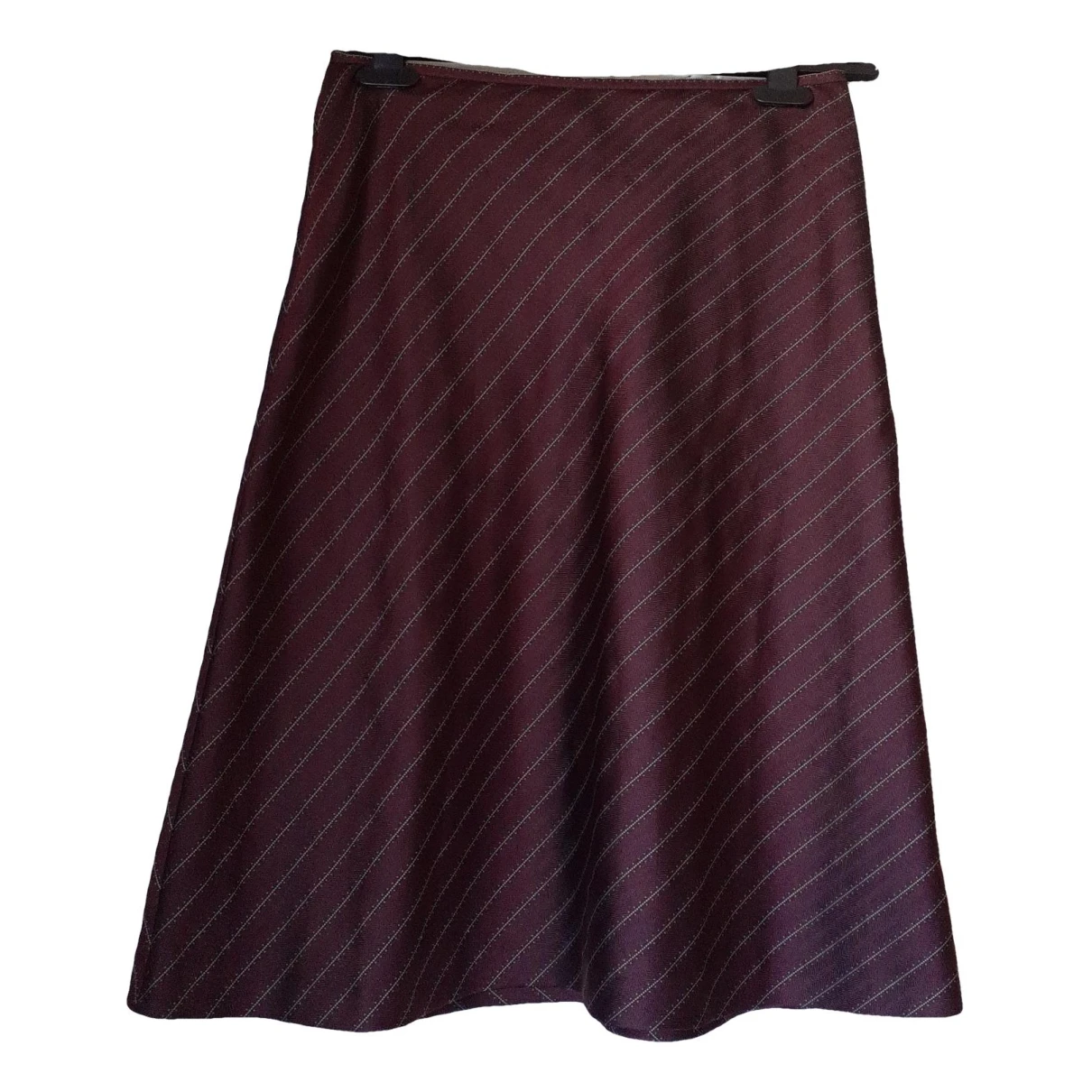 Pre-owned Isabel Marant Mid-length Skirt In Burgundy