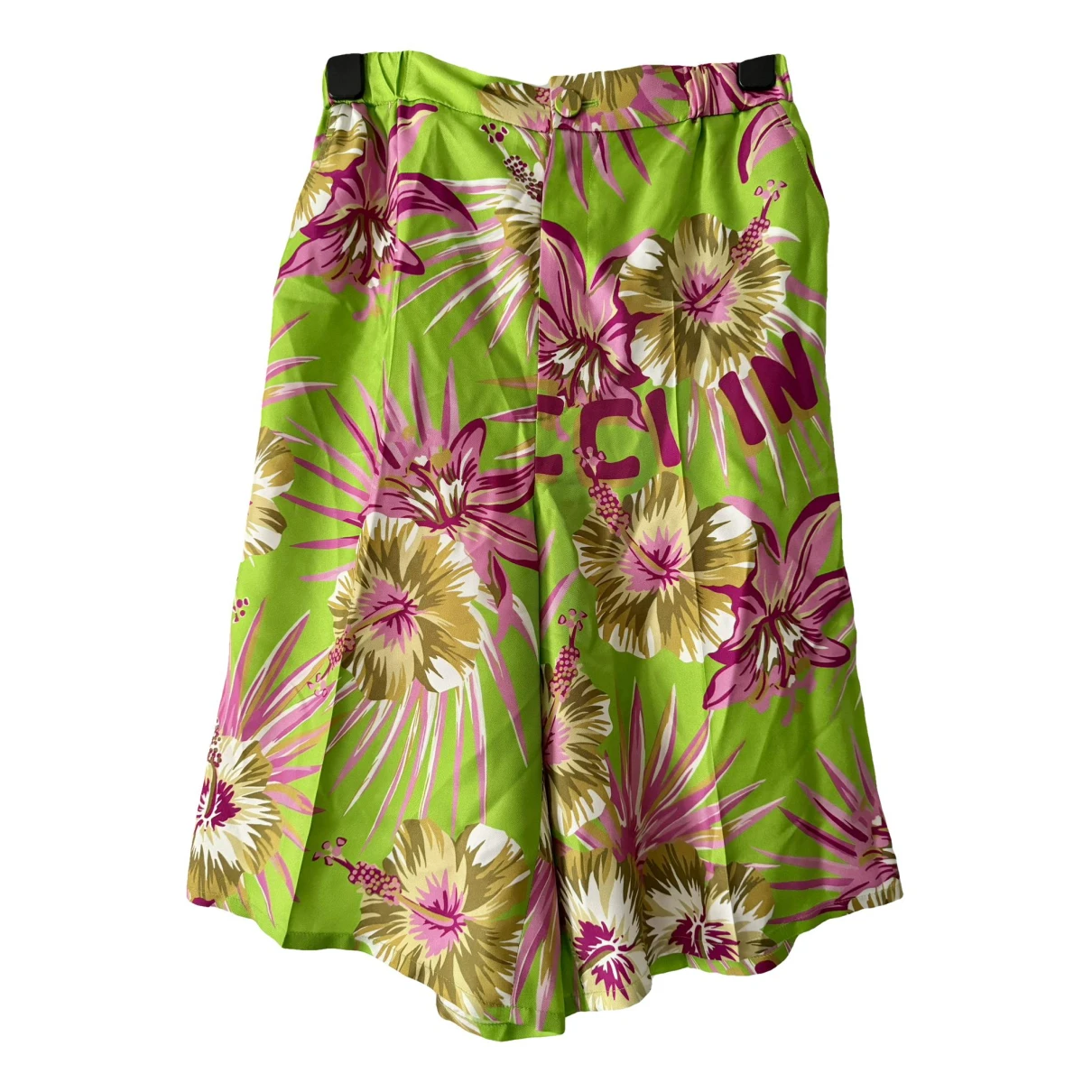 Pre-owned Gucci Silk Short Pants In Green