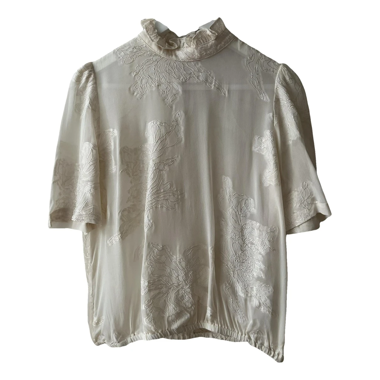 Pre-owned Rodebjer Blouse In Ecru