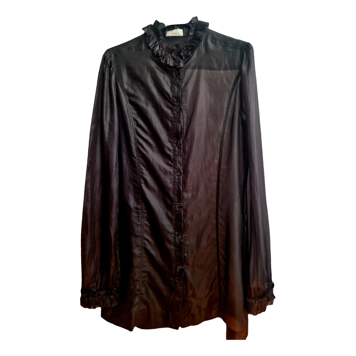 Pre-owned Pinko Shirt In Black