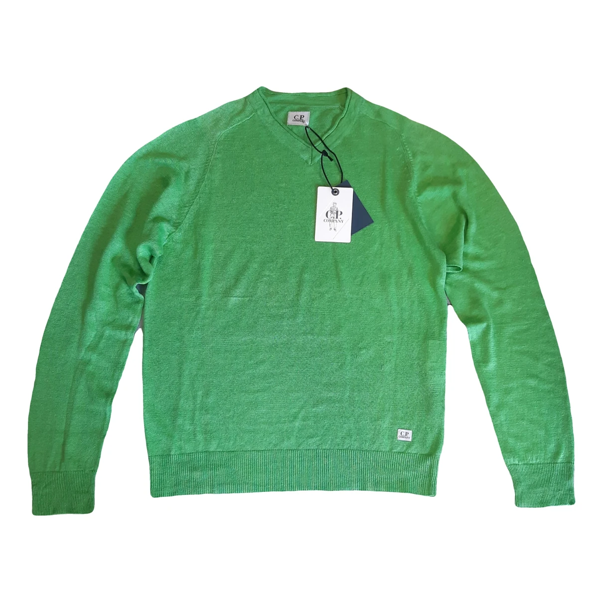 Pre-owned C.p. Company Linen Pull In Green