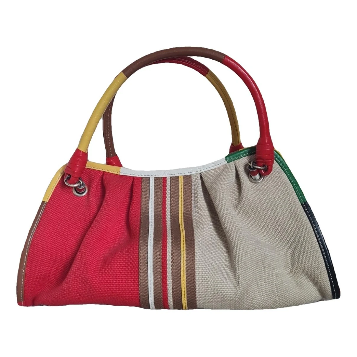 Pre-owned Bottega Veneta Cloth Handbag In Multicolour