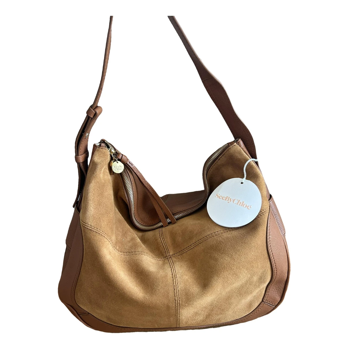 Pre-owned See By Chloé Leather Handbag In Brown