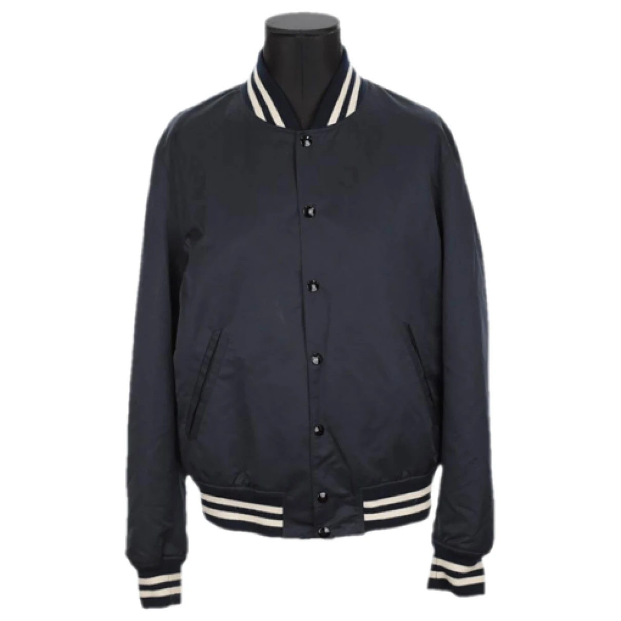 Pre-owned Sandro Jacket In Blue
