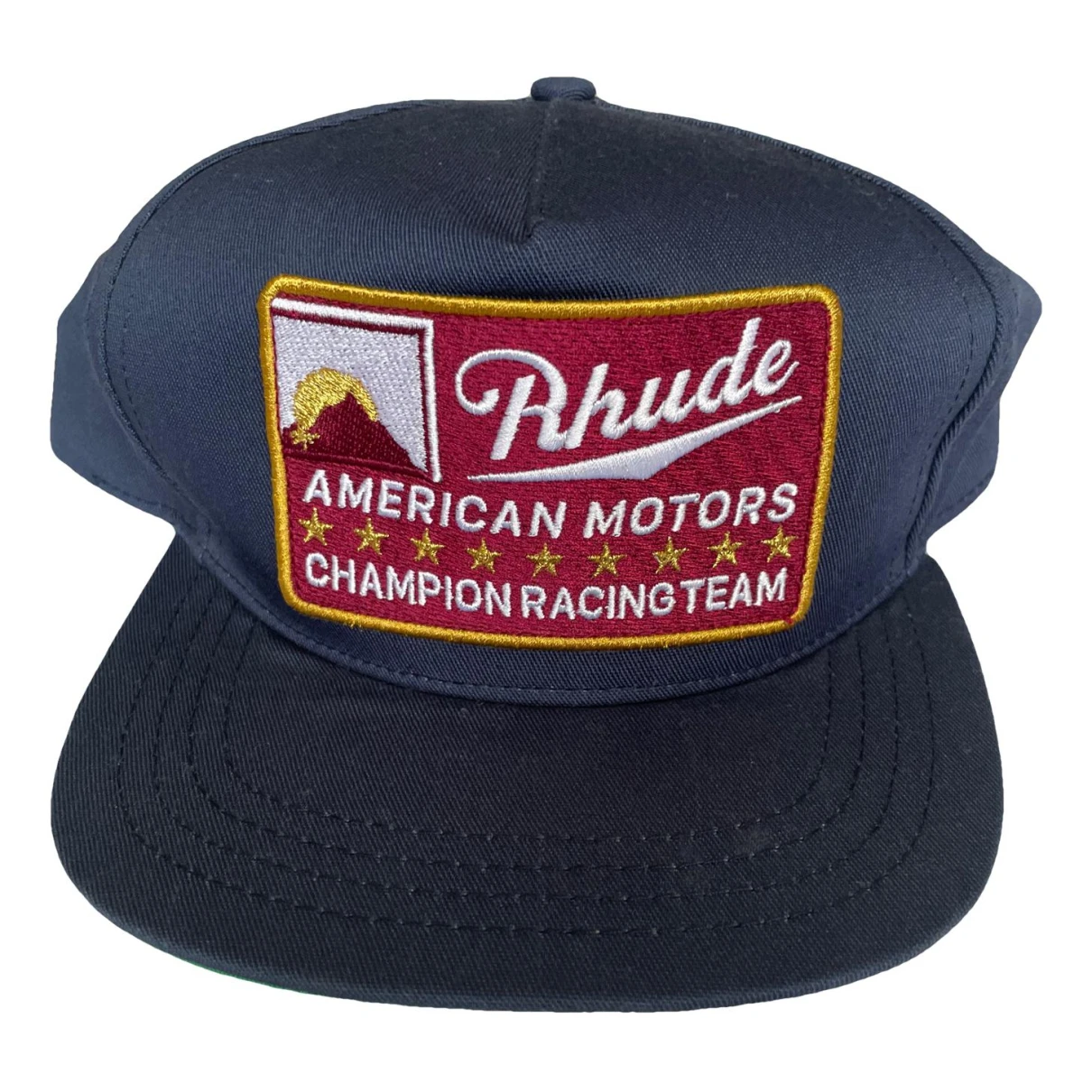Pre-owned Rhude Hat In Navy