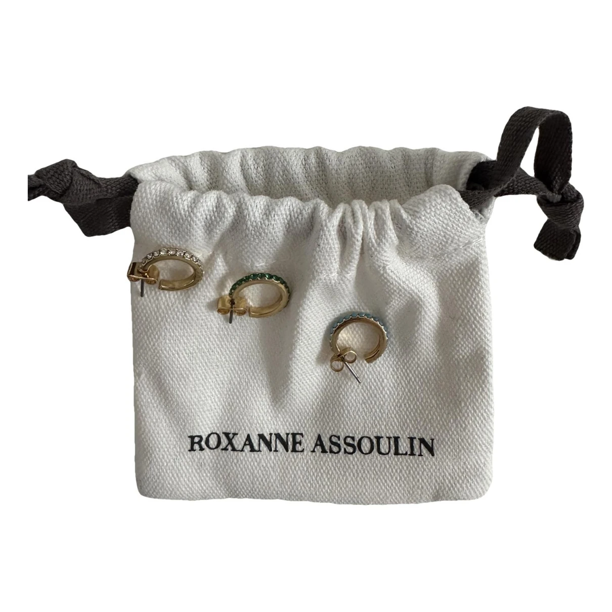 Pre-owned Roxanne Assoulin Earrings In Multicolour