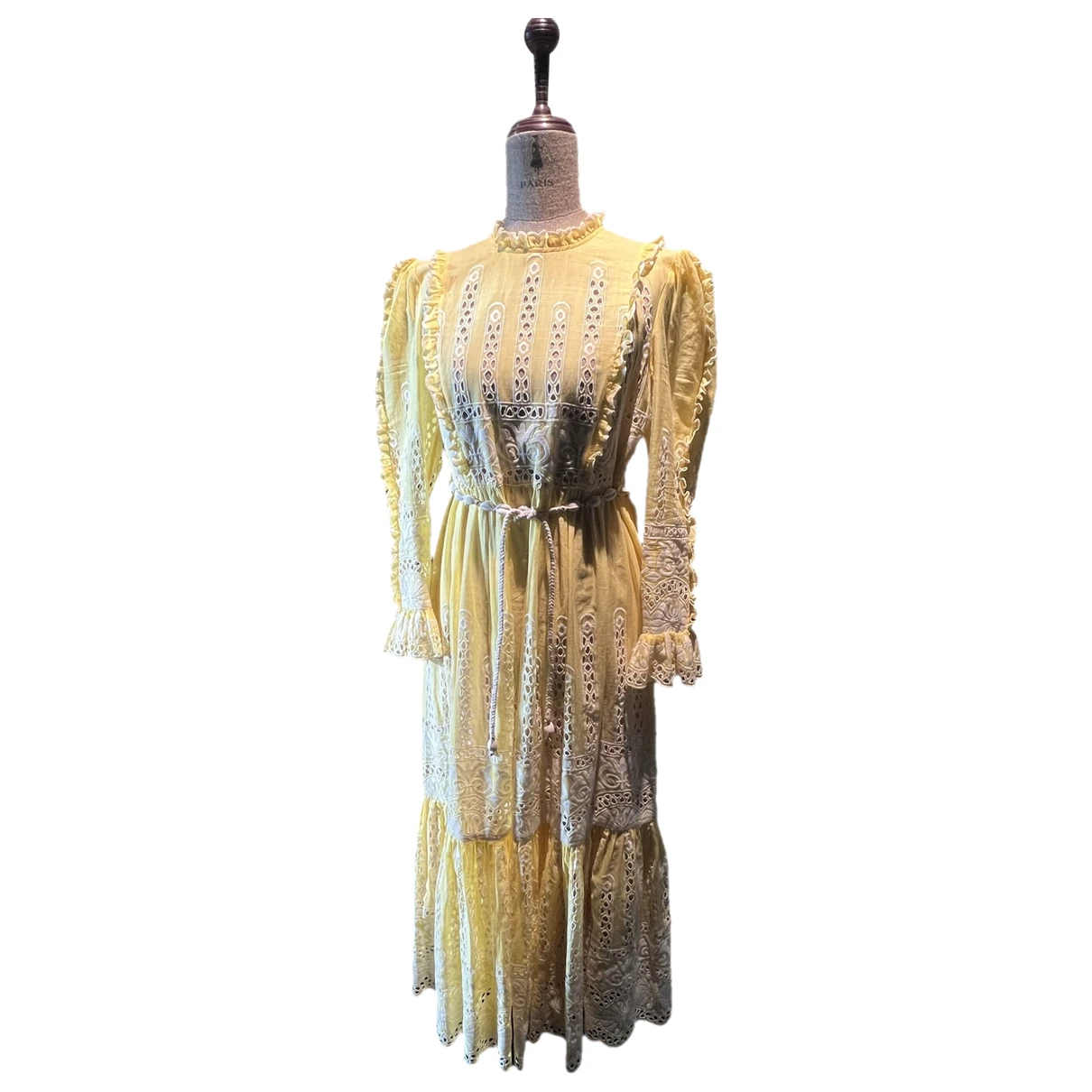 Pre-owned Zimmermann Maxi Dress In Yellow