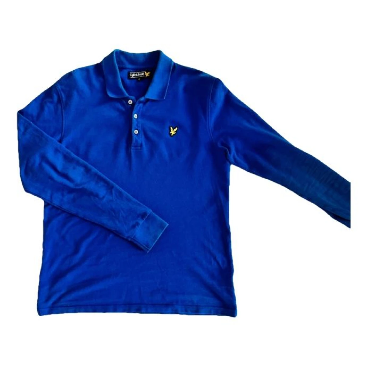 Pre-owned Lyle & Scott Polo Shirt In Blue