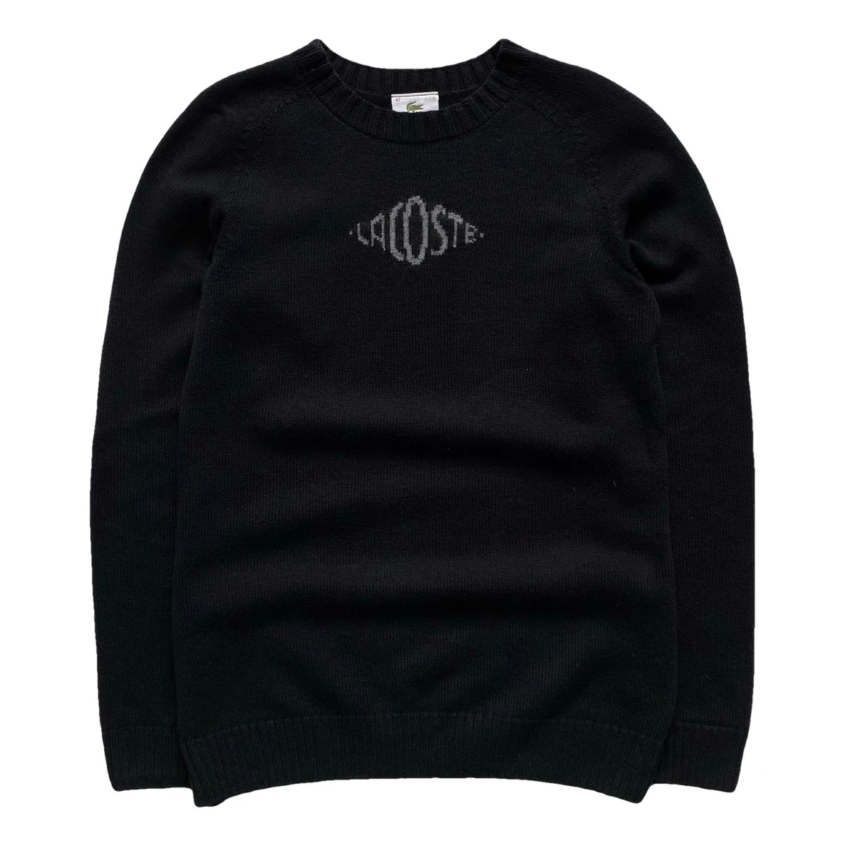 Pre-owned Lacoste Wool Knitwear & Sweatshirt In Black