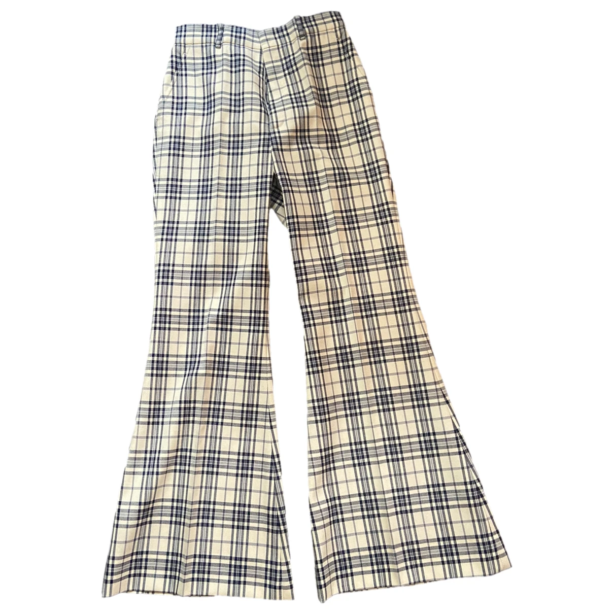Pre-owned Gucci Wool Trousers In Multicolour