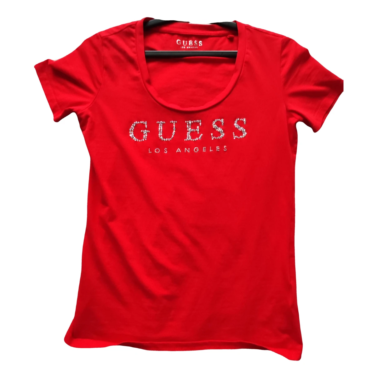 Pre-owned Guess T-shirt In Red