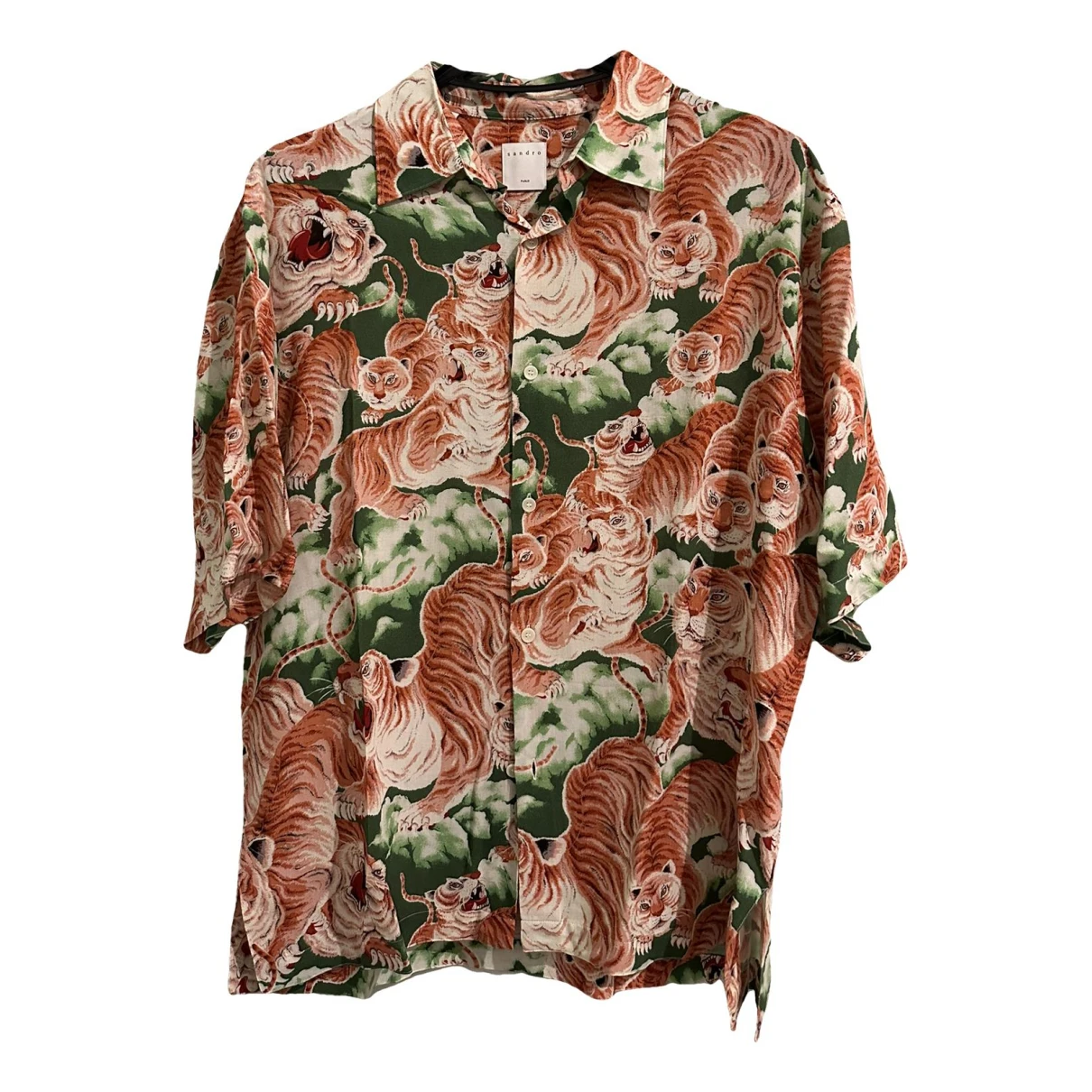 Pre-owned Sandro Shirt In Multicolour