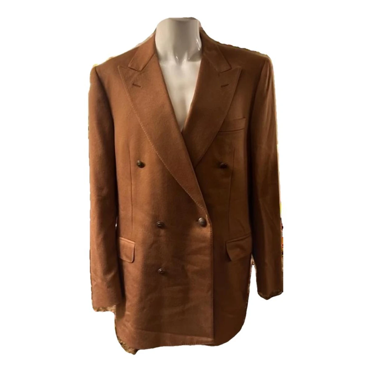 Pre-owned Canali Cashmere Jacket In Brown