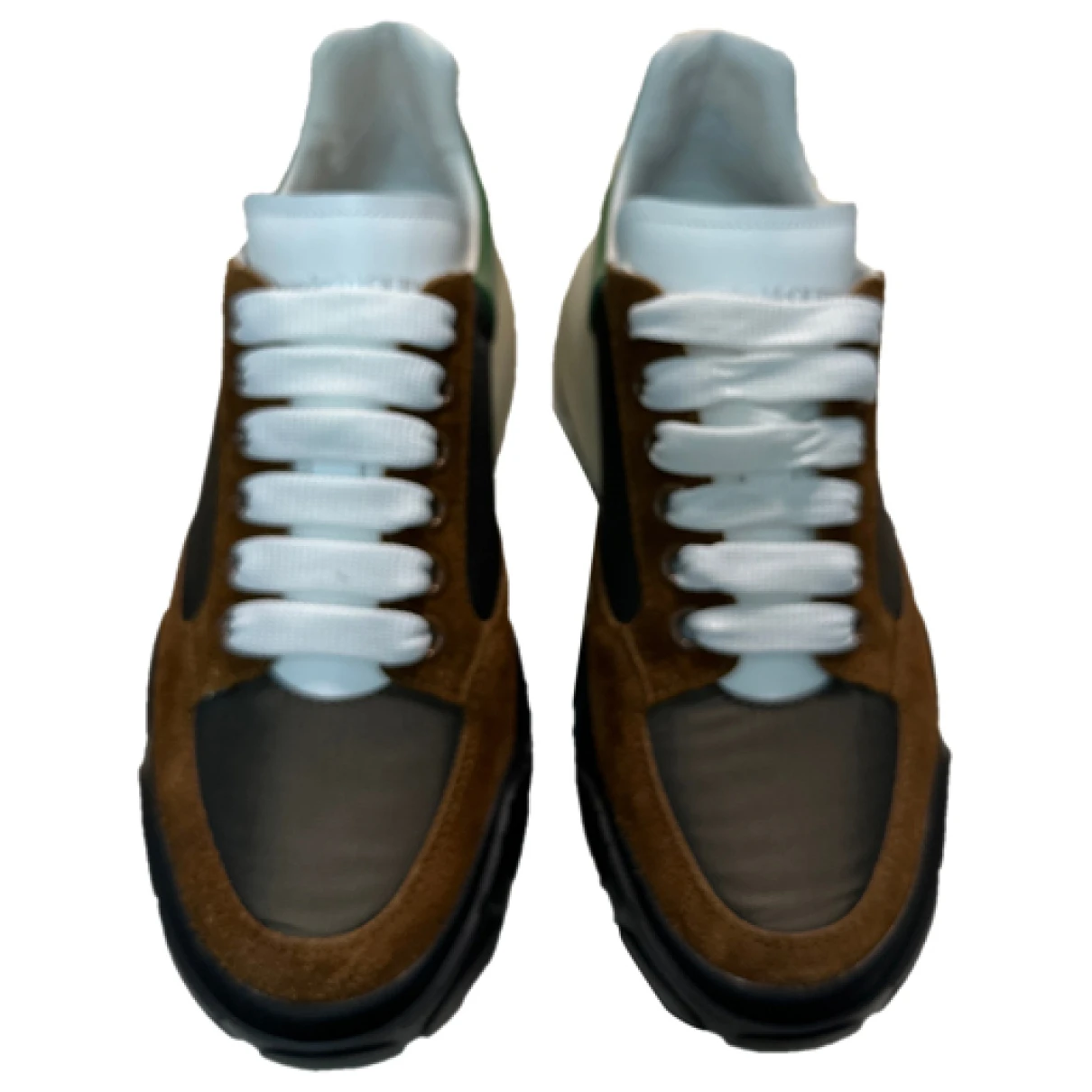 Pre-owned Alexander Mcqueen Lace Ups In Camel
