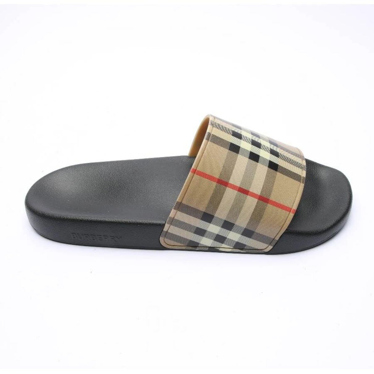 Pre-owned Burberry Cloth Sandal In Multicolour