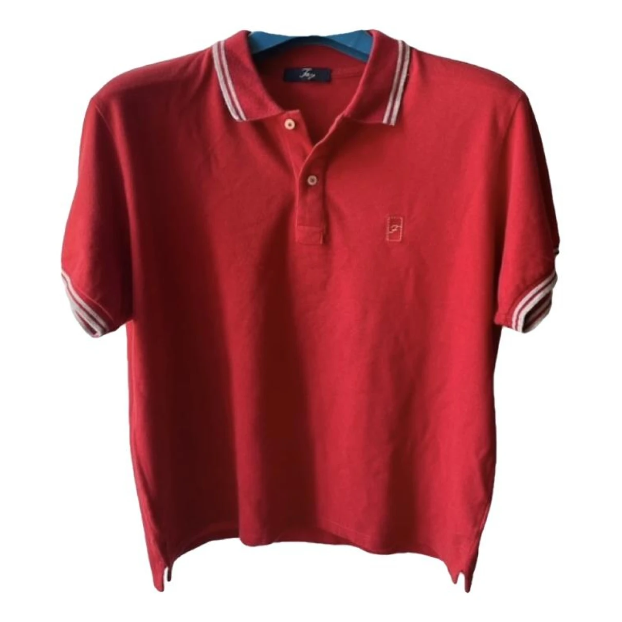 Pre-owned Fay T-shirt In Red