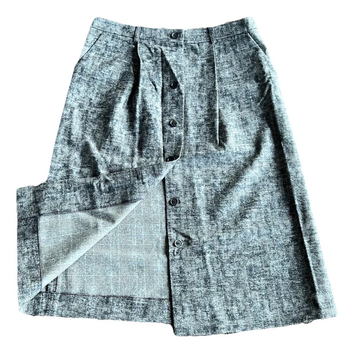 Pre-owned Michael Kors Wool Mid-length Skirt In Brown