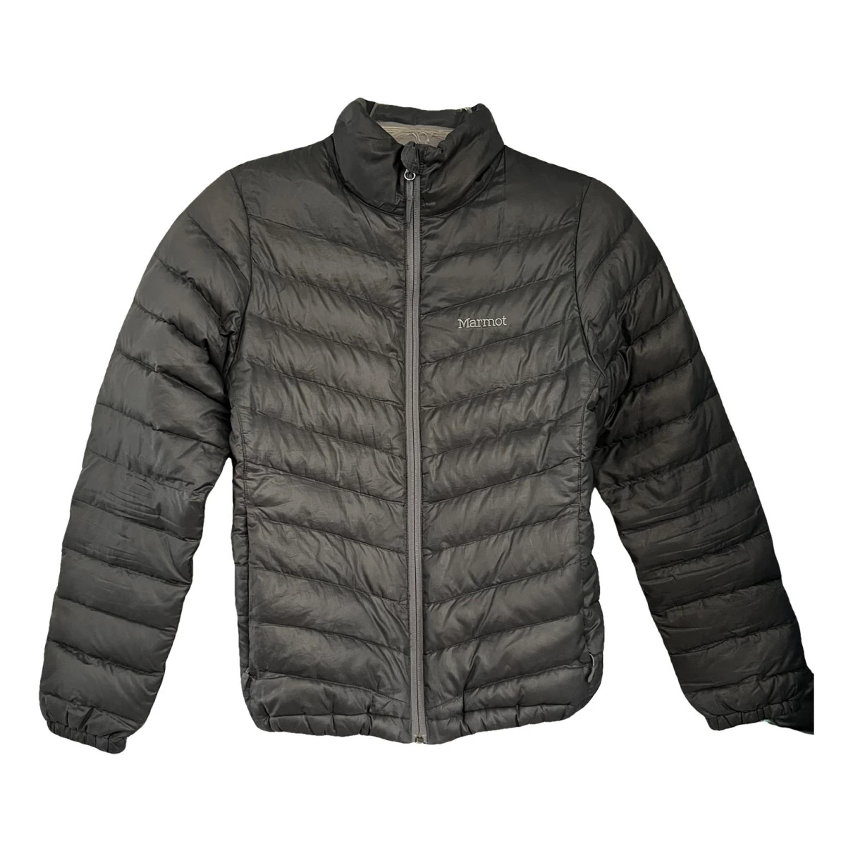 Pre-owned Marmot Puffer In Grey