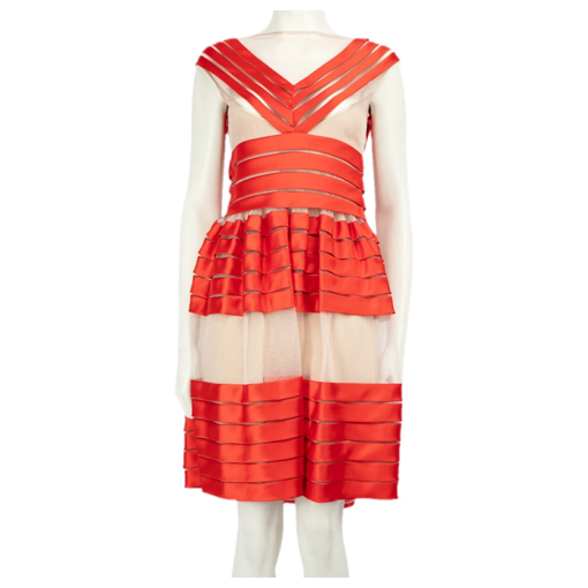 Pre-owned Temperley London Mini Dress In Red