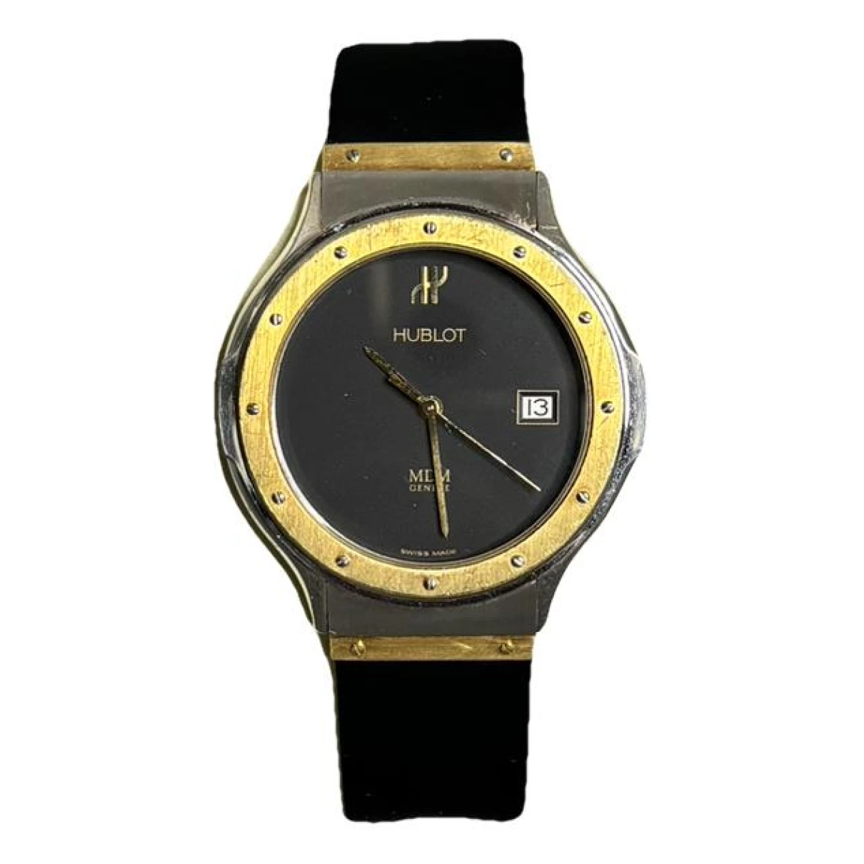 Pre-owned Hublot Mdm Watch In Gold