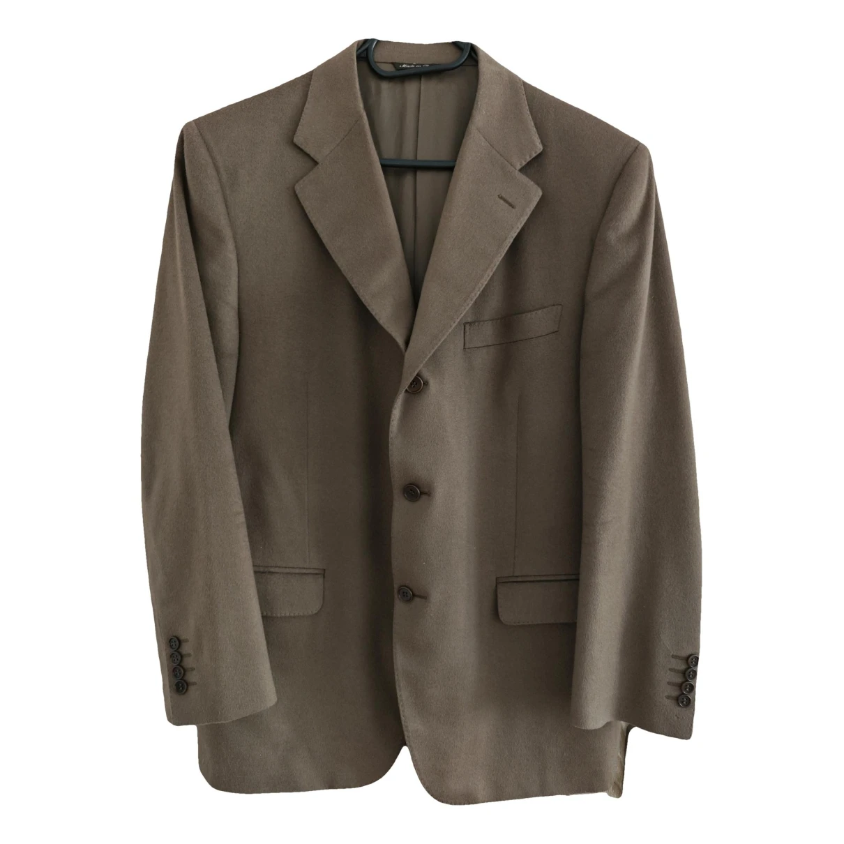Pre-owned Canali Wool Suit In Brown