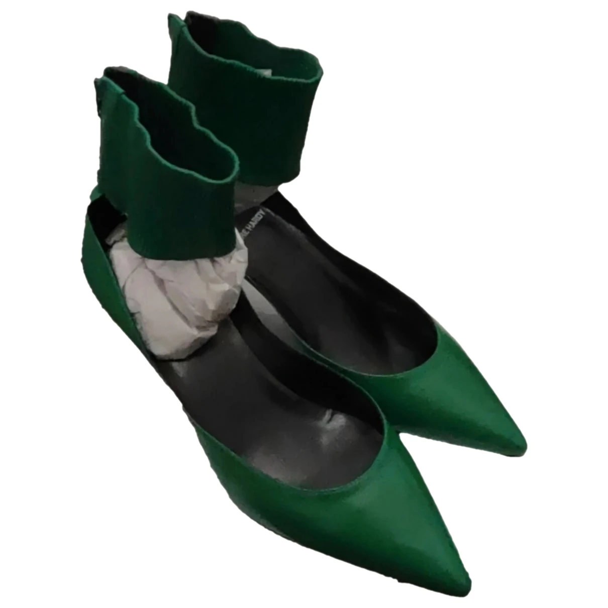 Pre-owned Pierre Hardy Leather Heels In Green