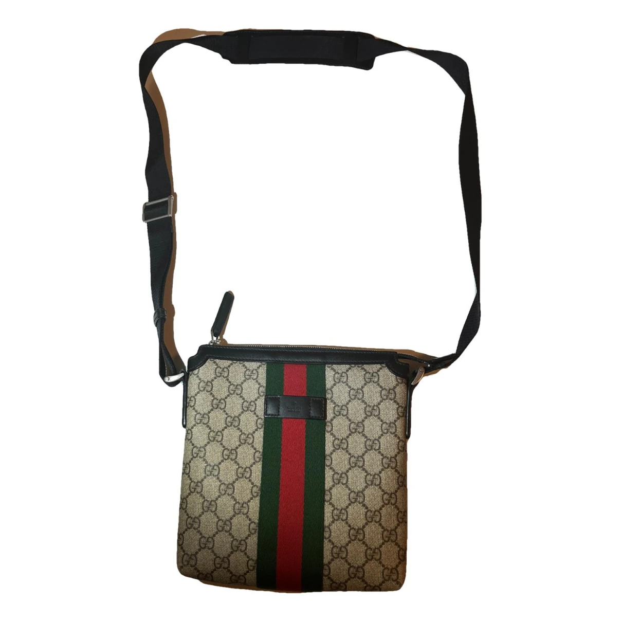 Pre-owned Gucci Satchel In Beige
