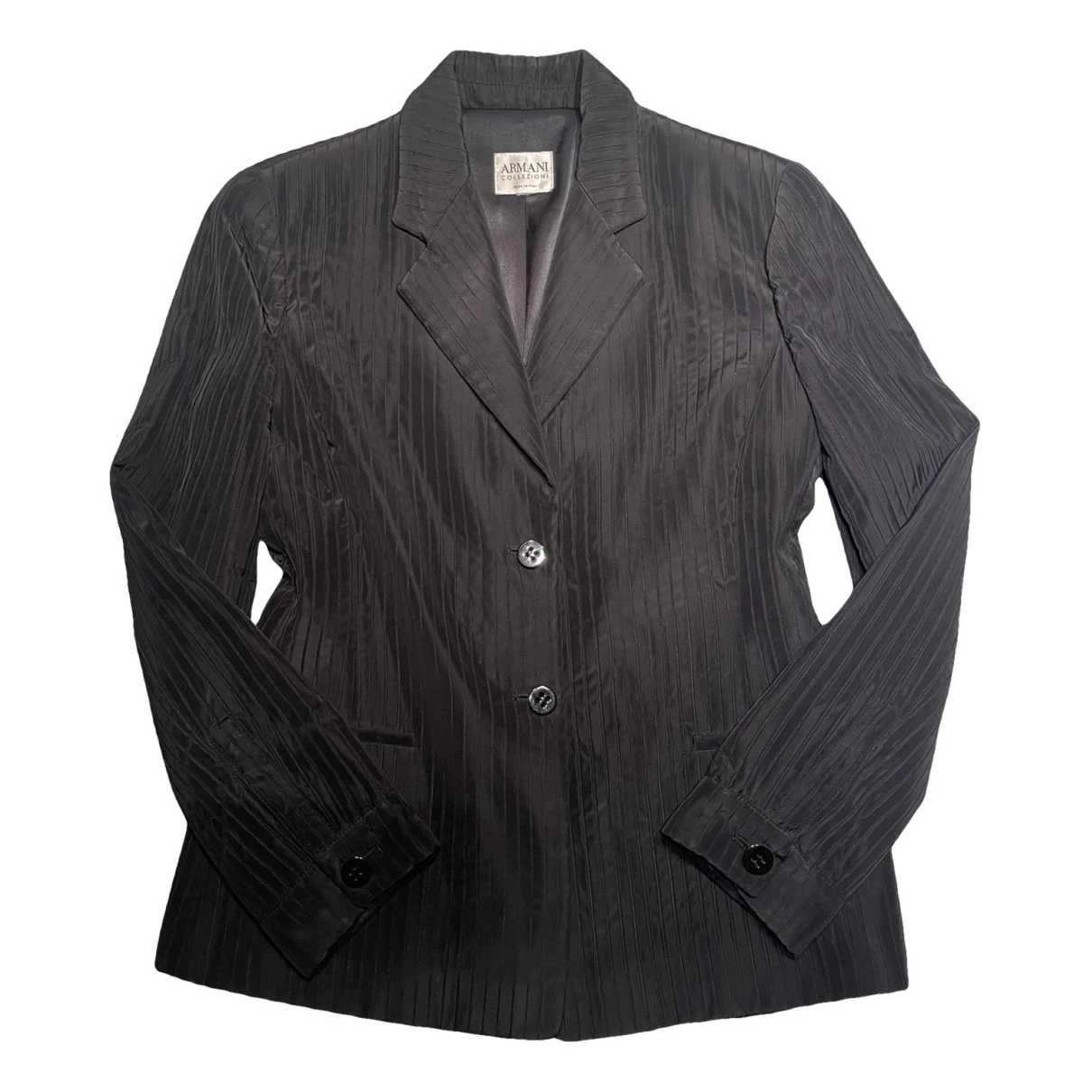 Pre-owned Armani Collezioni Blazer In Black