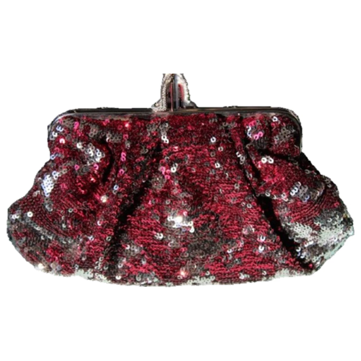 Pre-owned Christian Louboutin Clutch Bag In Red