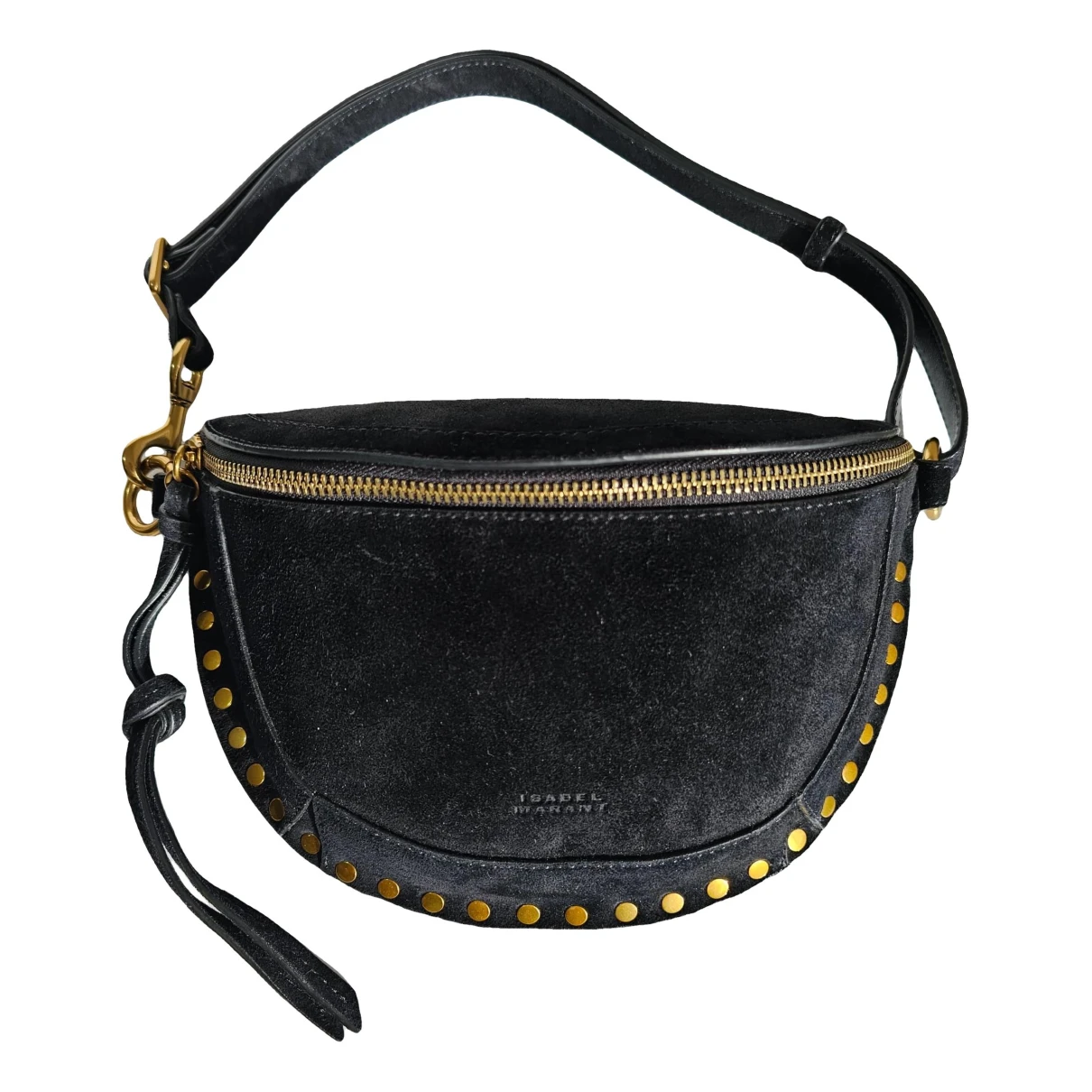 Pre-owned Isabel Marant Velvet Handbag In Black