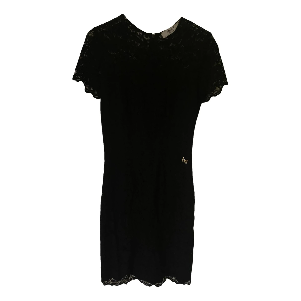 Pre-owned Blumarine Lace Mid-length Dress In Black