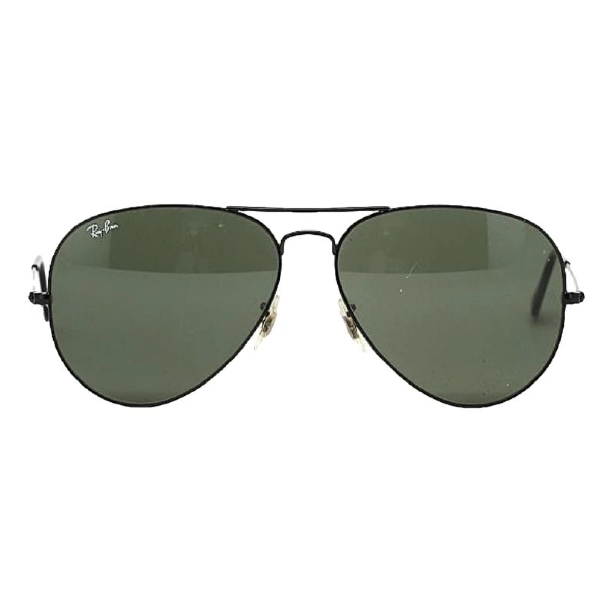 Pre-owned Ray Ban Aviator Sunglasses In Black