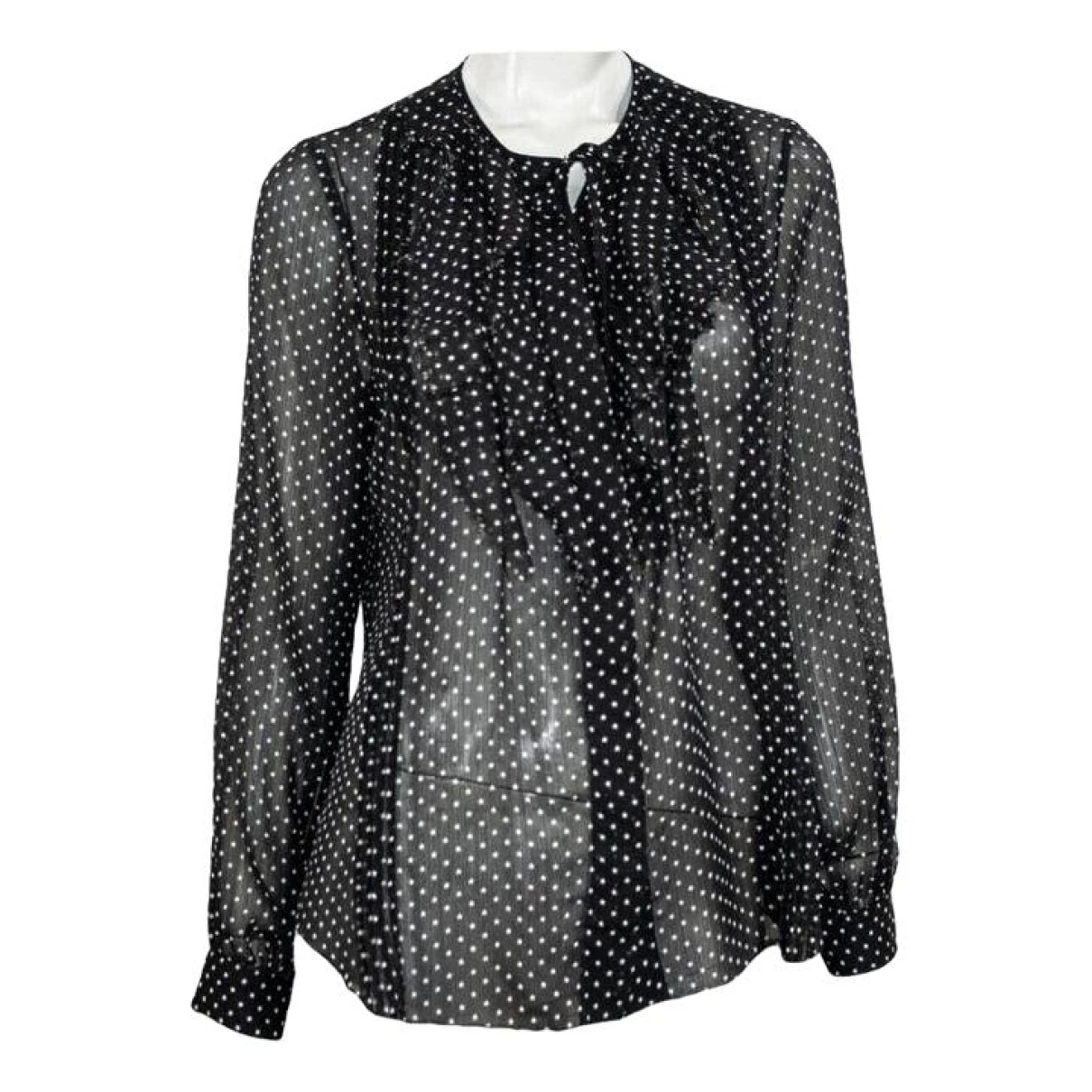 Pre-owned L Agence Blouse In Black