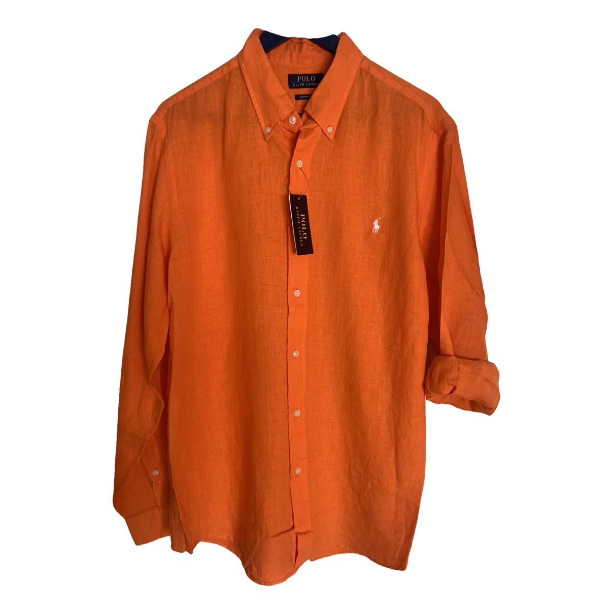 Pre-owned Polo Ralph Lauren Linen Shirt In Orange