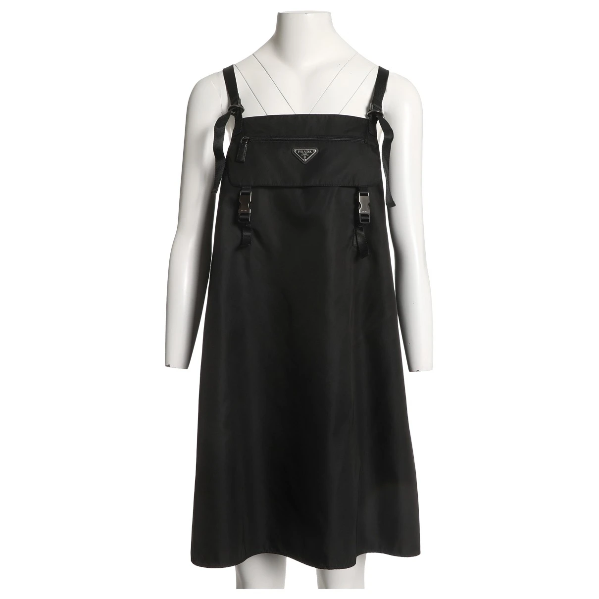 Pre-owned Prada Mini Dress In Black
