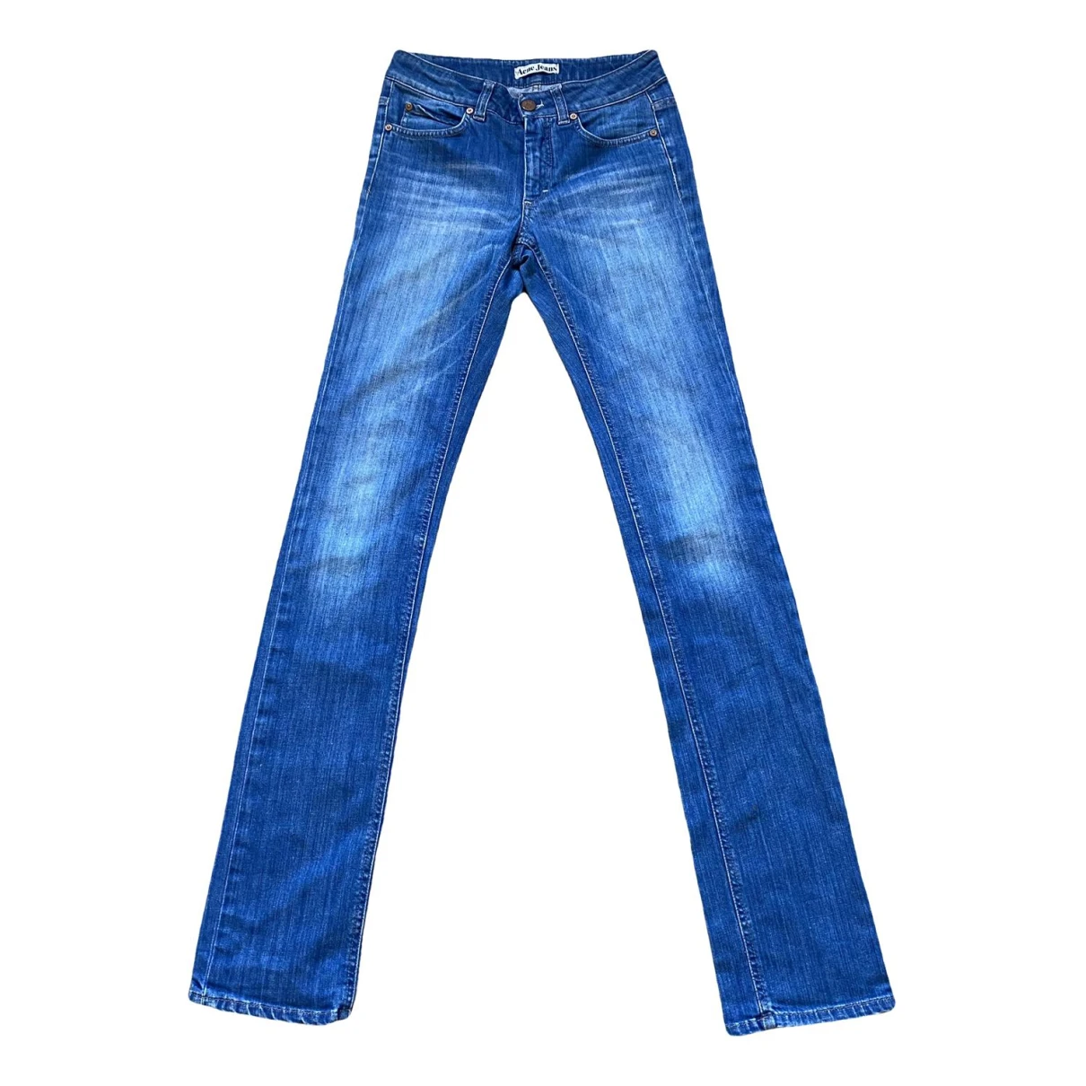 Pre-owned Acne Studios Hex Straight Jeans In Blue