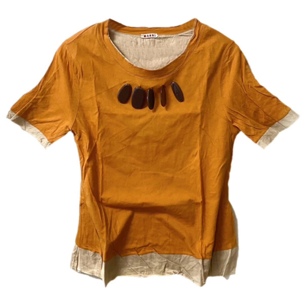 Pre-owned Marni T-shirt In Orange