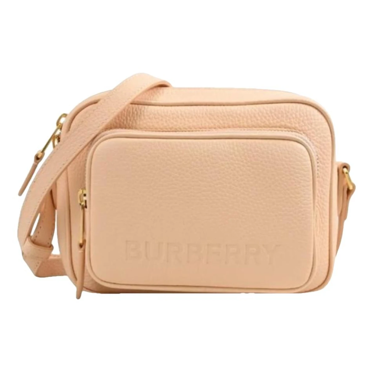 Pre-owned Burberry Leather Handbag In Pink