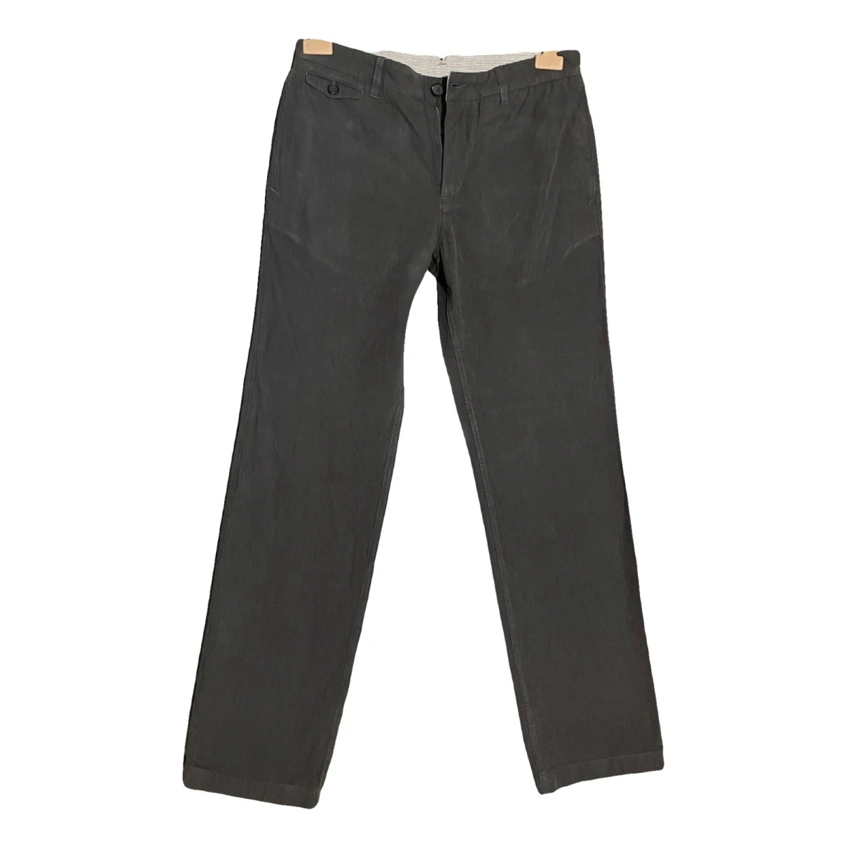 Pre-owned Lacoste Trousers In Anthracite