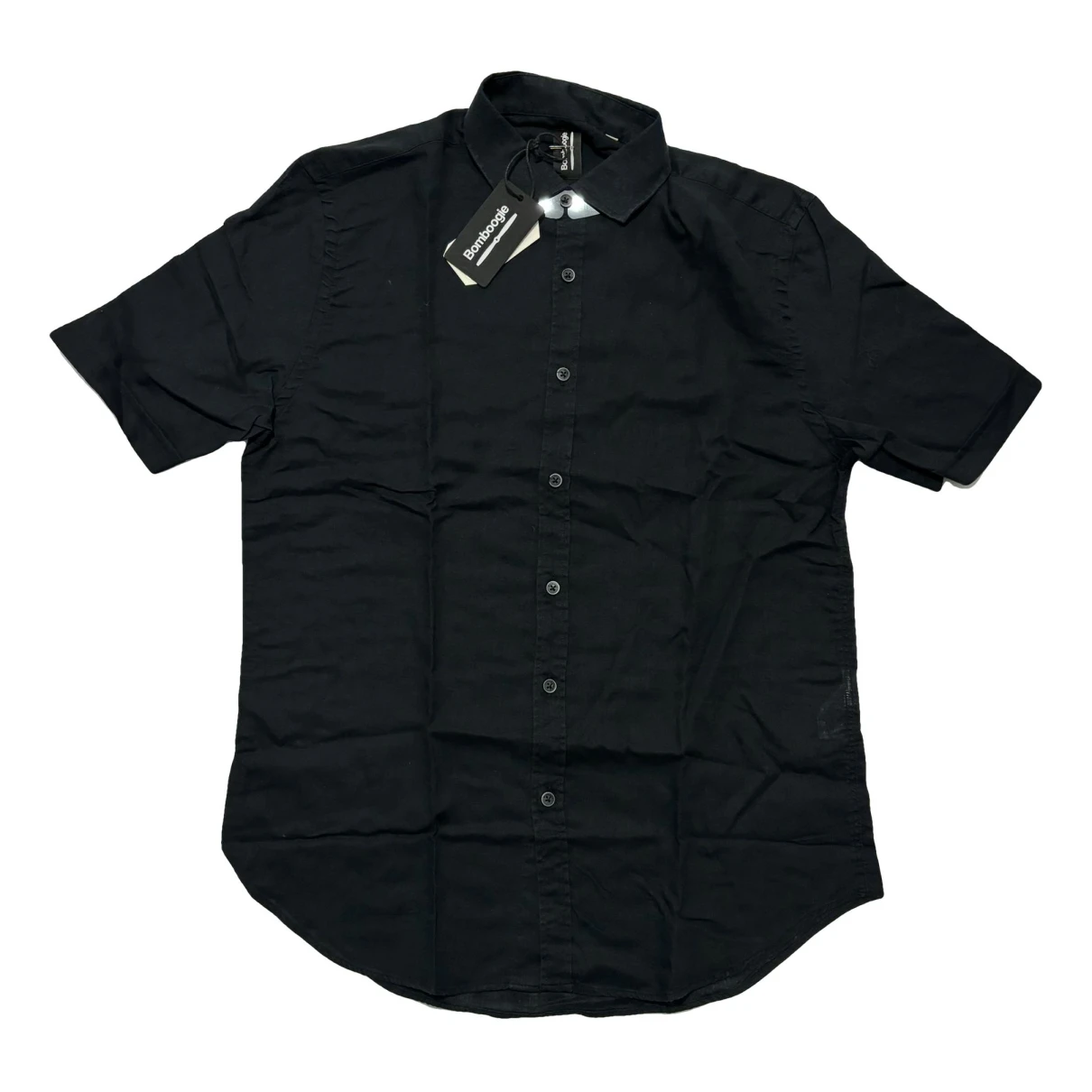 Pre-owned Bomboogie Linen Shirt In Black