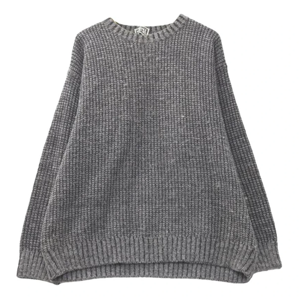 Pre-owned Versace Wool Sweatshirt In Grey